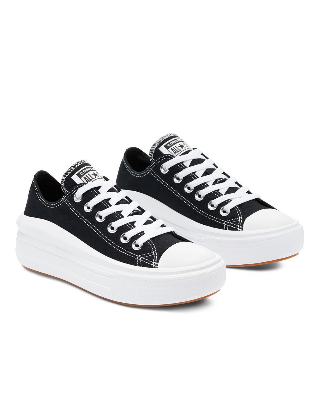 Baskets Converse Chuck Taylor All Star Move Low Top, Noir, Femmes 6/6