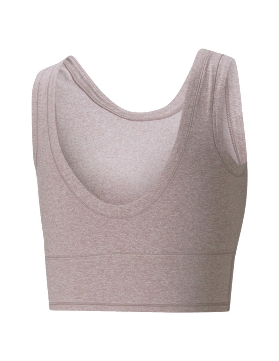 Top para Mulher Puma Studio Yogini Luxe Rosa 2/5