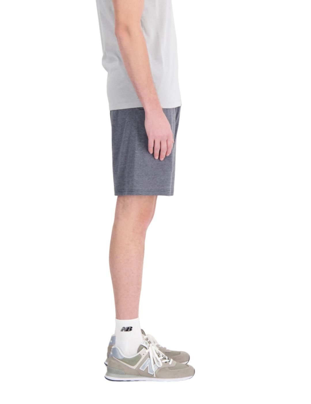 Camiseta de manga corta para Hombre New balance  tenacity heathertech Gris 3/4