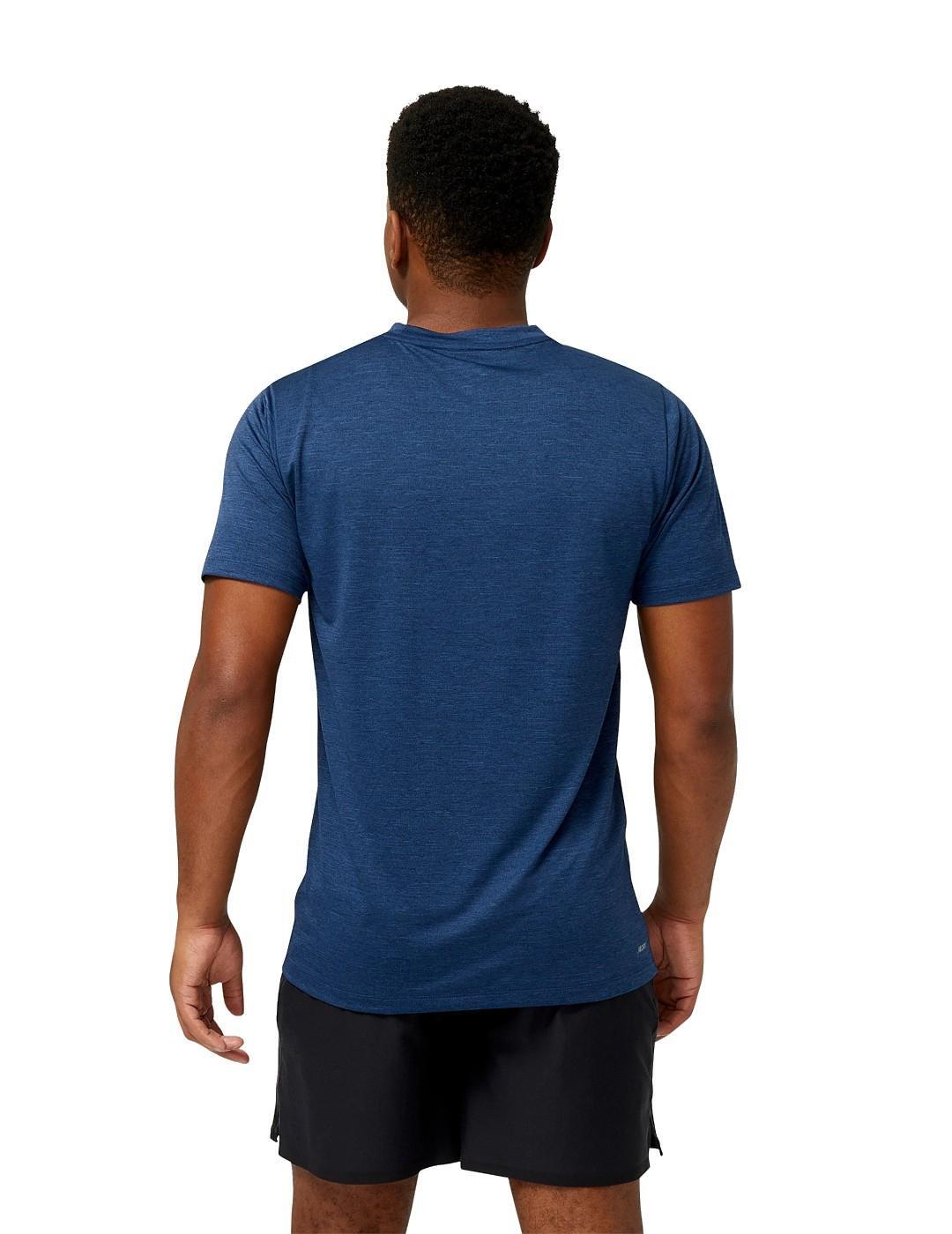 T-shirt à manches courtes pour Homme New Balance tenacity Bleu 2/4