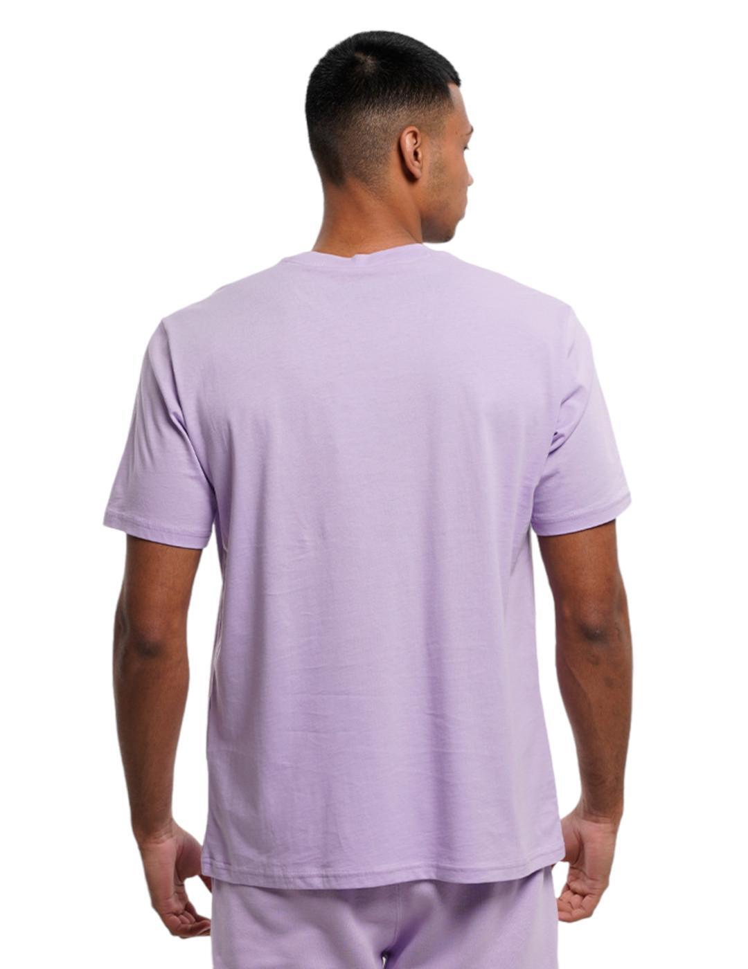 Camisetas para Hombre Champion  Morado 3/4