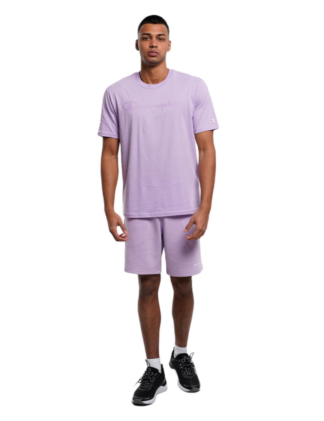 Camisetas para Hombre Champion  Morado 4/4