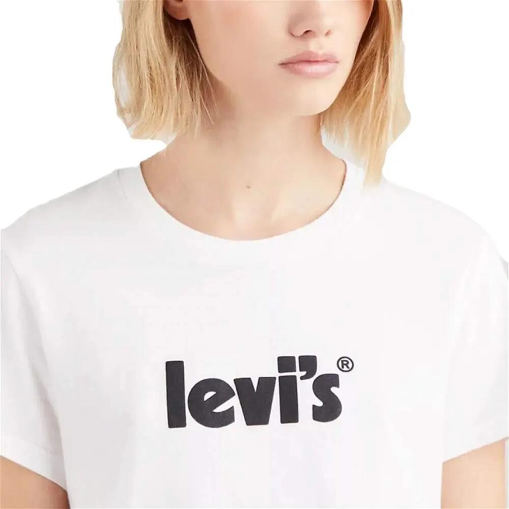 T-shirts pour femmes Levis Blanc 2/3