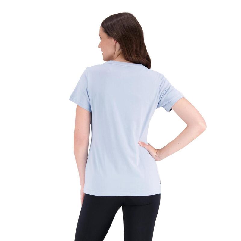 Camiseta de manga corta para Mujer New balance Wt31507 Azul