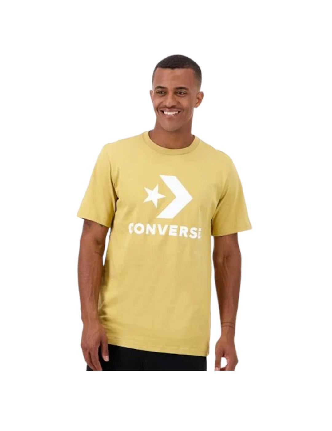 Maglia a maniche corte Converse modello 10025458-A10 per uomini 3/4