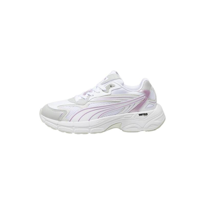 Zapatillas Puma Teveris Nitro Metallic, Blanco, Mujer