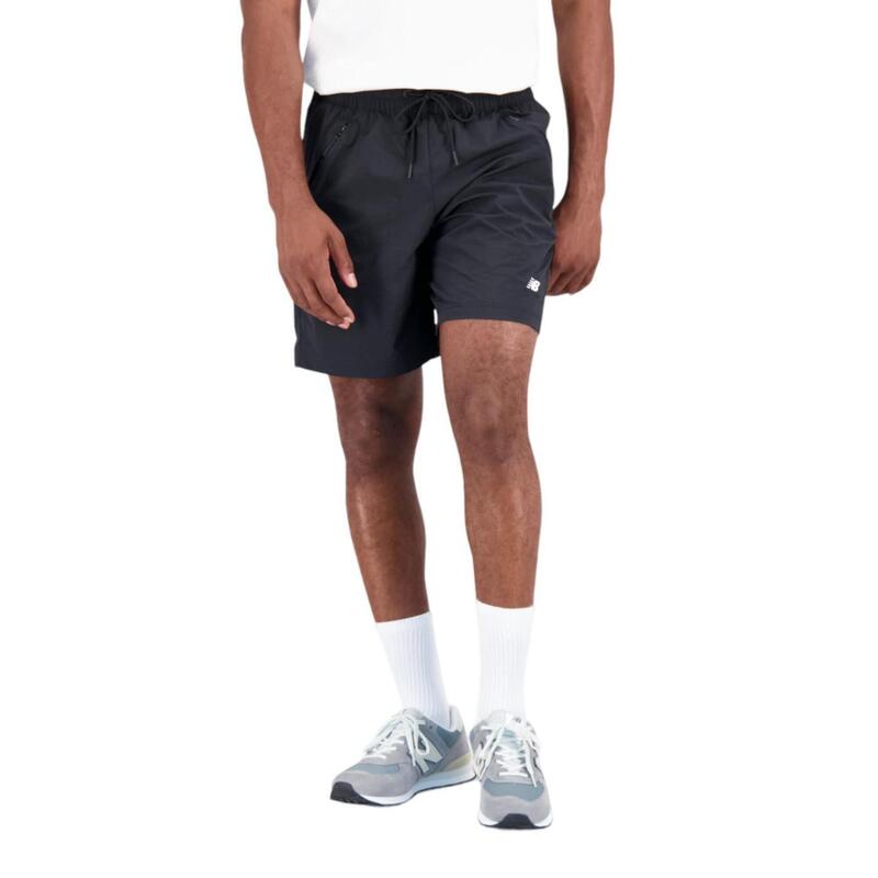 Bermudas para Hombre New balance  essentials Negro