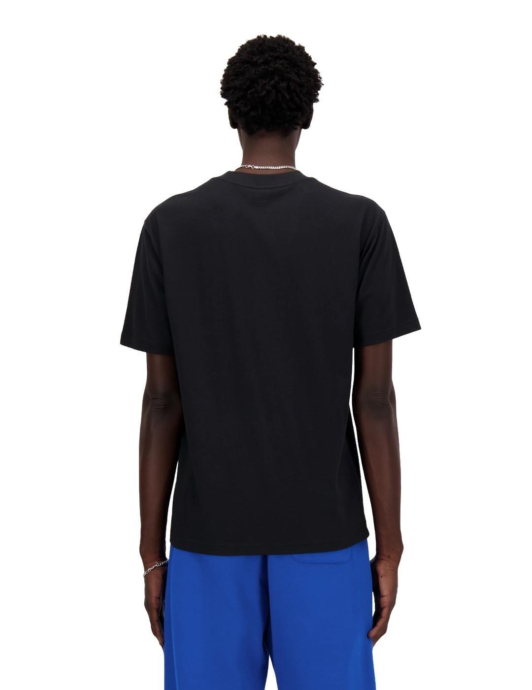 Magliette da uomo New Balance nere 2/7