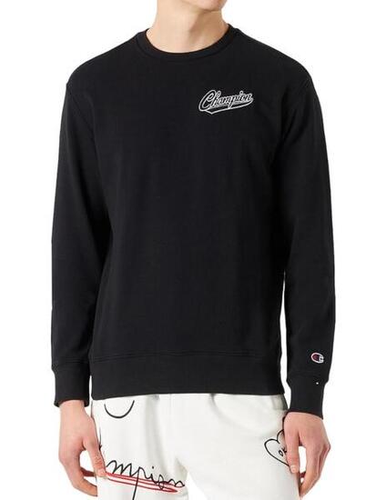 Felpe con cappuccio in pile da uomo Champion 218524 nero