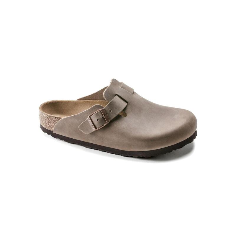 Sandale Birkenstock Boston înguste bej unisex