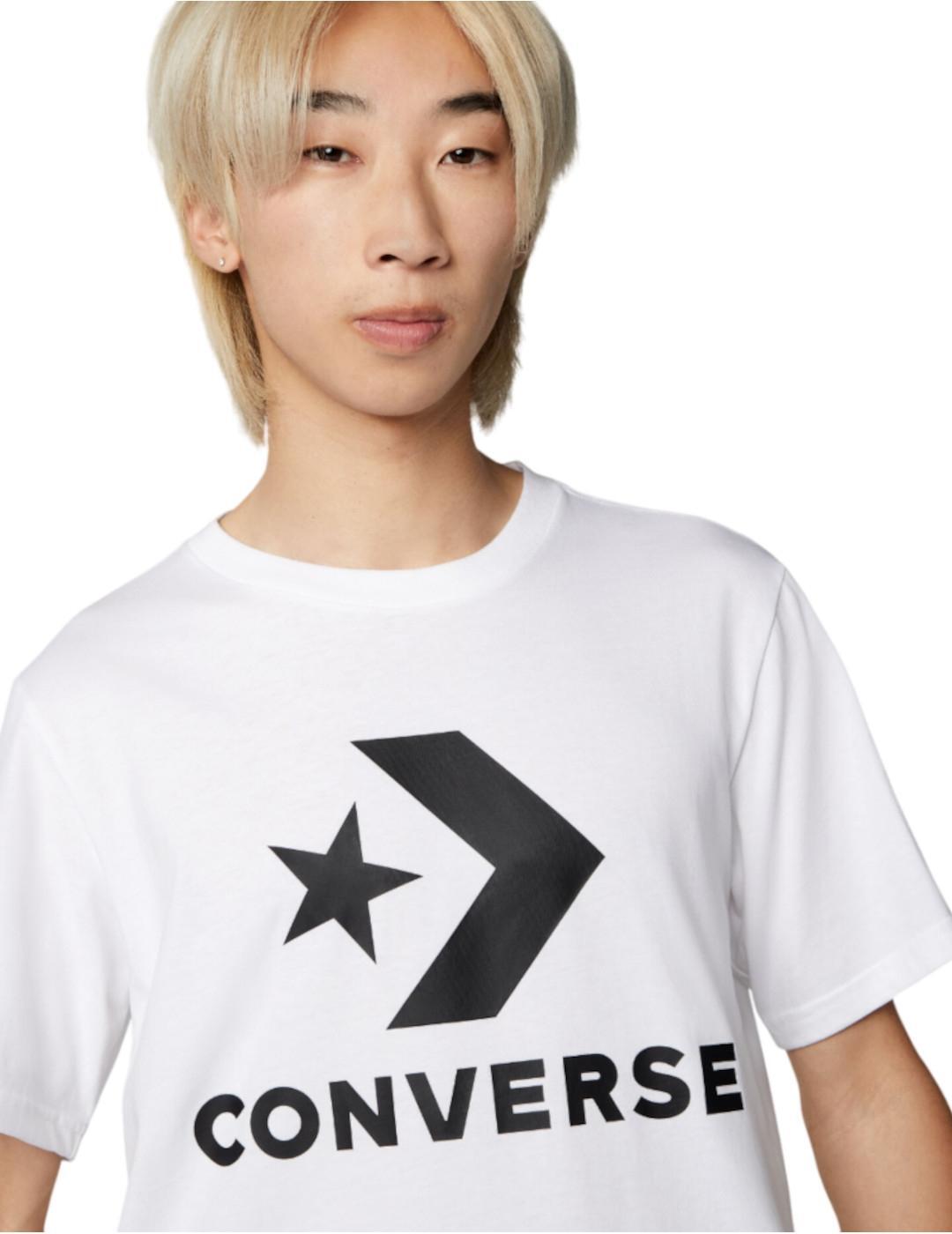 T-shirt Converse Stand fit Blanc 2/7