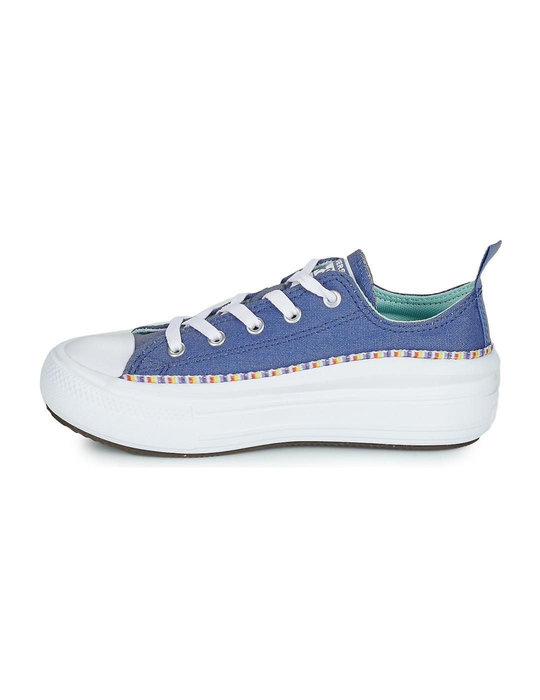 Zapatillas para Niña Converse  Azul 3/4