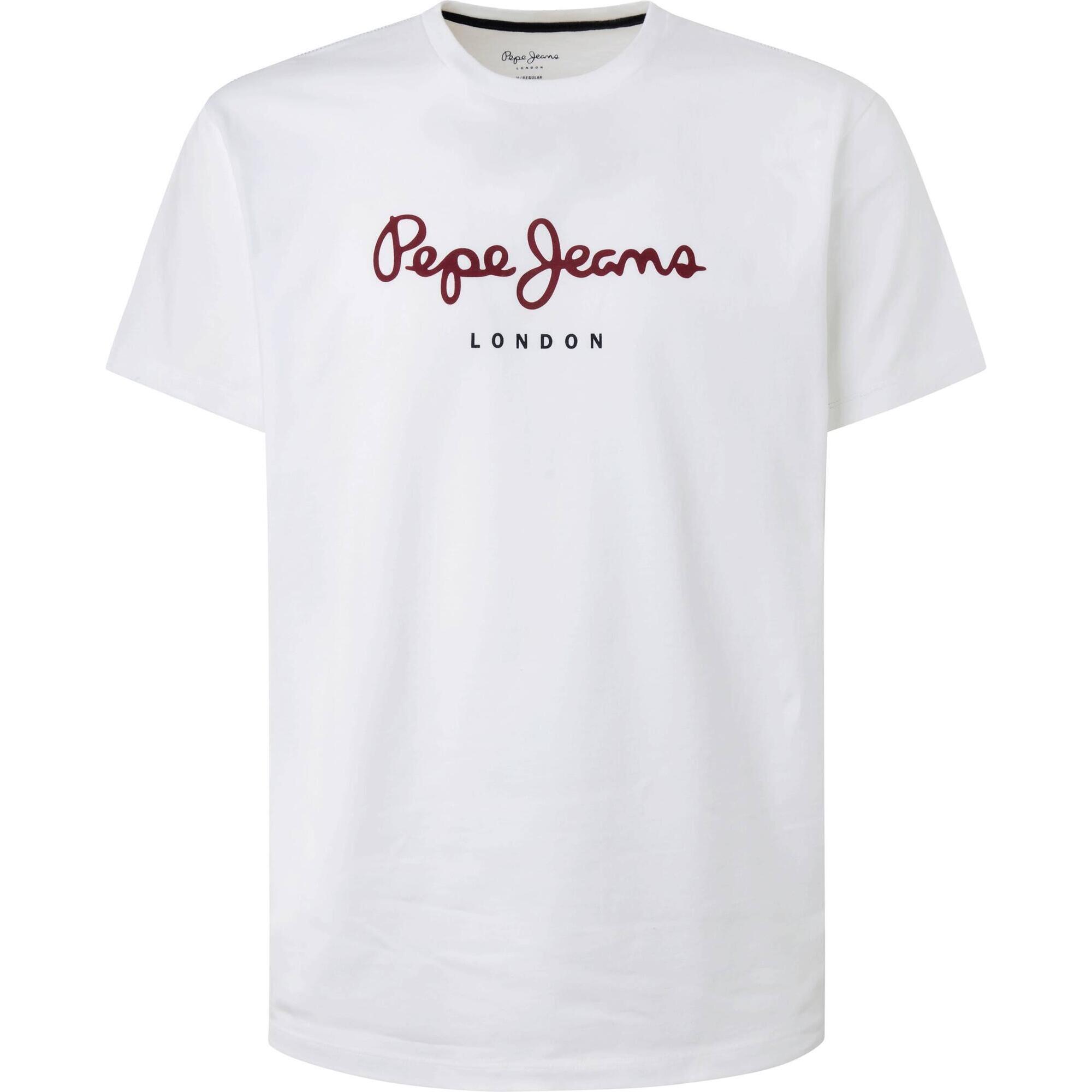 Pepe Jeans - Pepe Jeans T-shirt Homme - T-shirt Manches Courtes - Blanc|multicolore - Decathlon