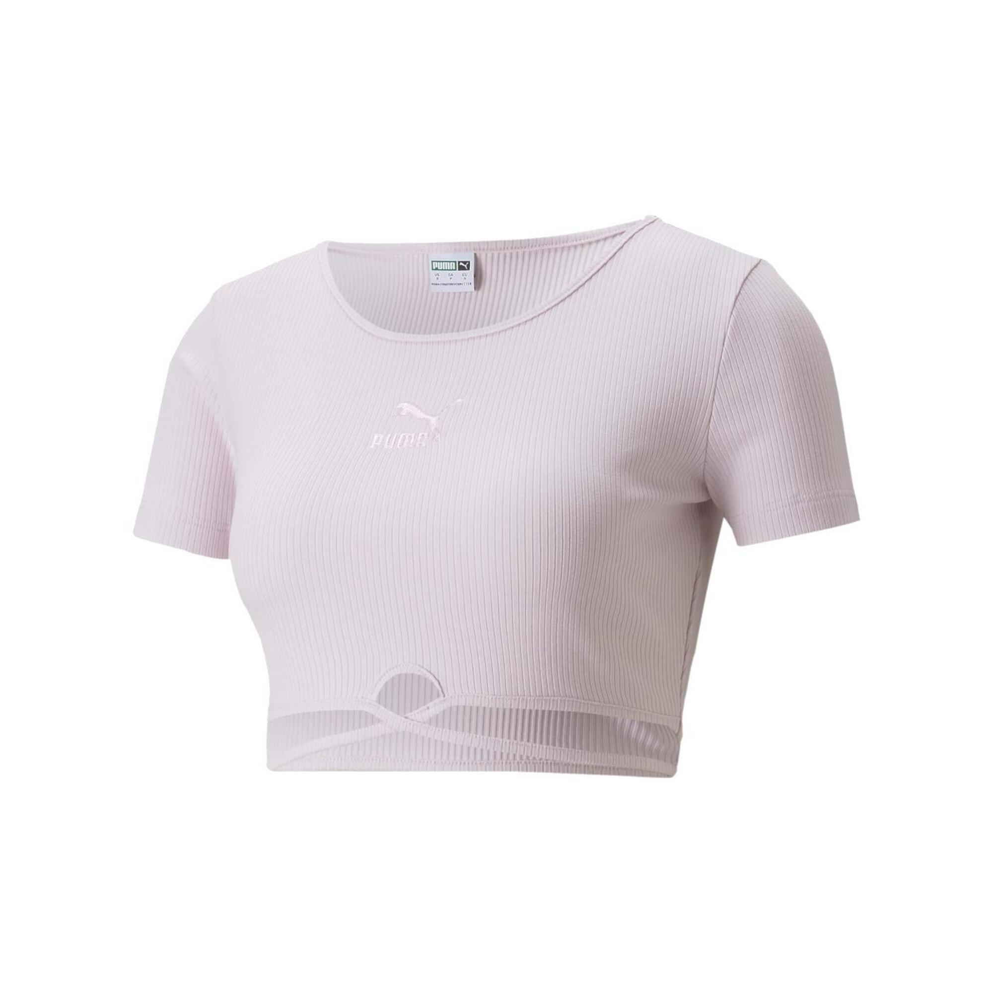 Puma - Haut Pour Femme Puma Classics Côtelé Violet - Débardeur - Violet - S - Decathlon