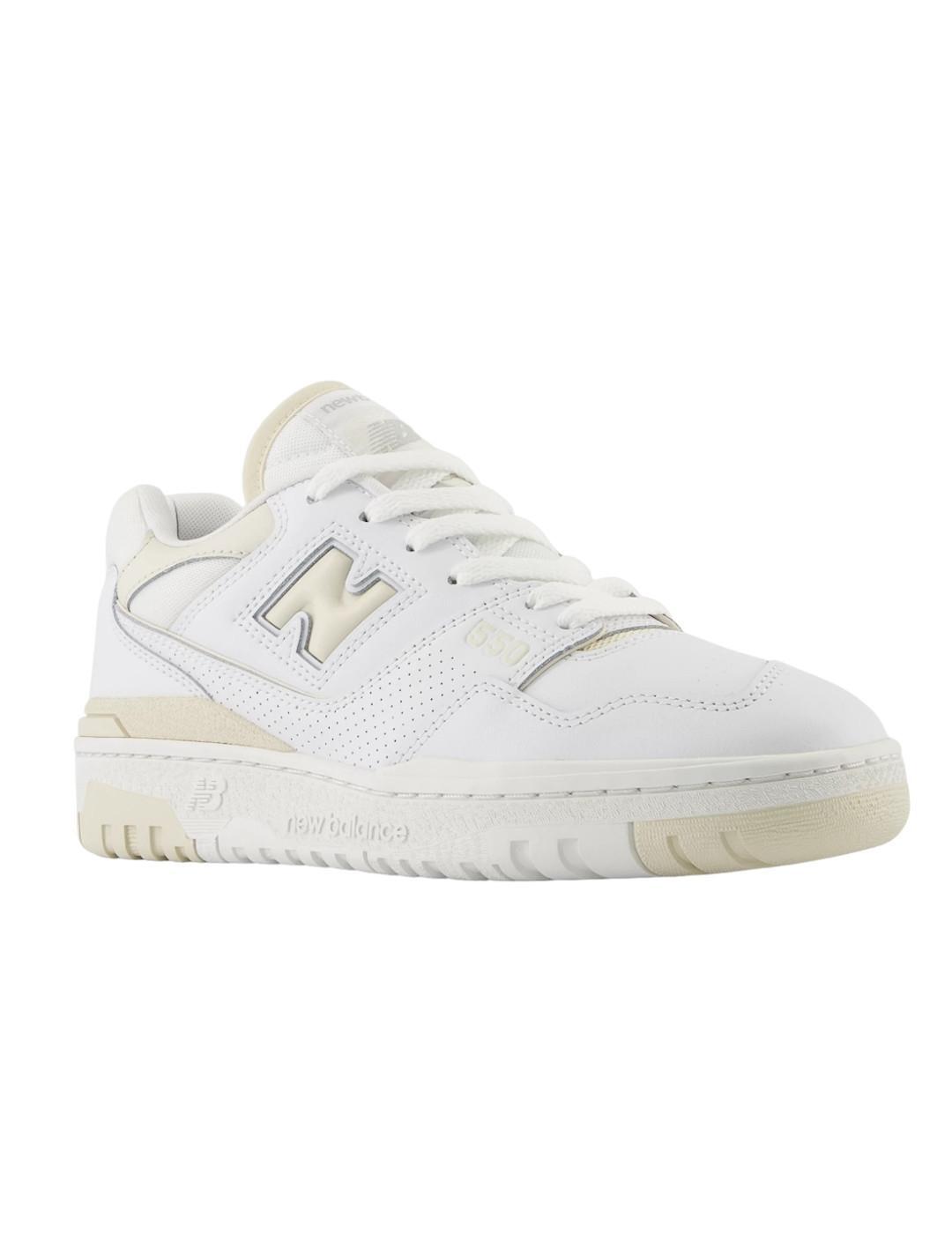 Scarpe da ginnastica da donna New Balance 550 gialle 3/5