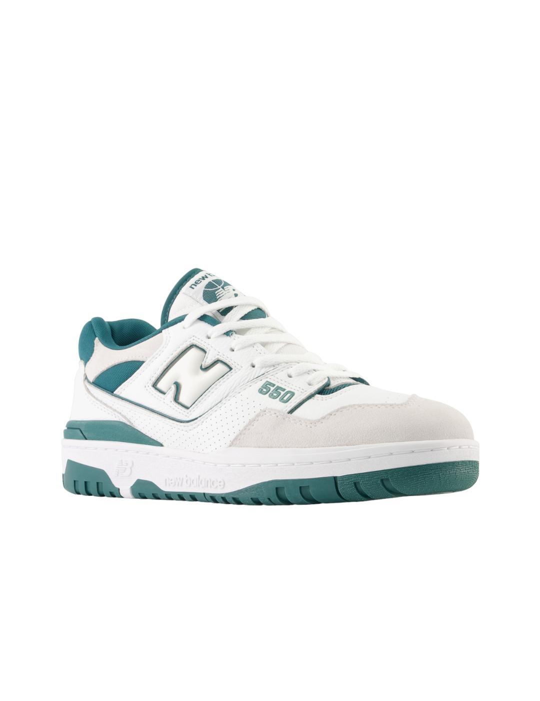 Baskets pour hommes New balance 550 vert 3/7