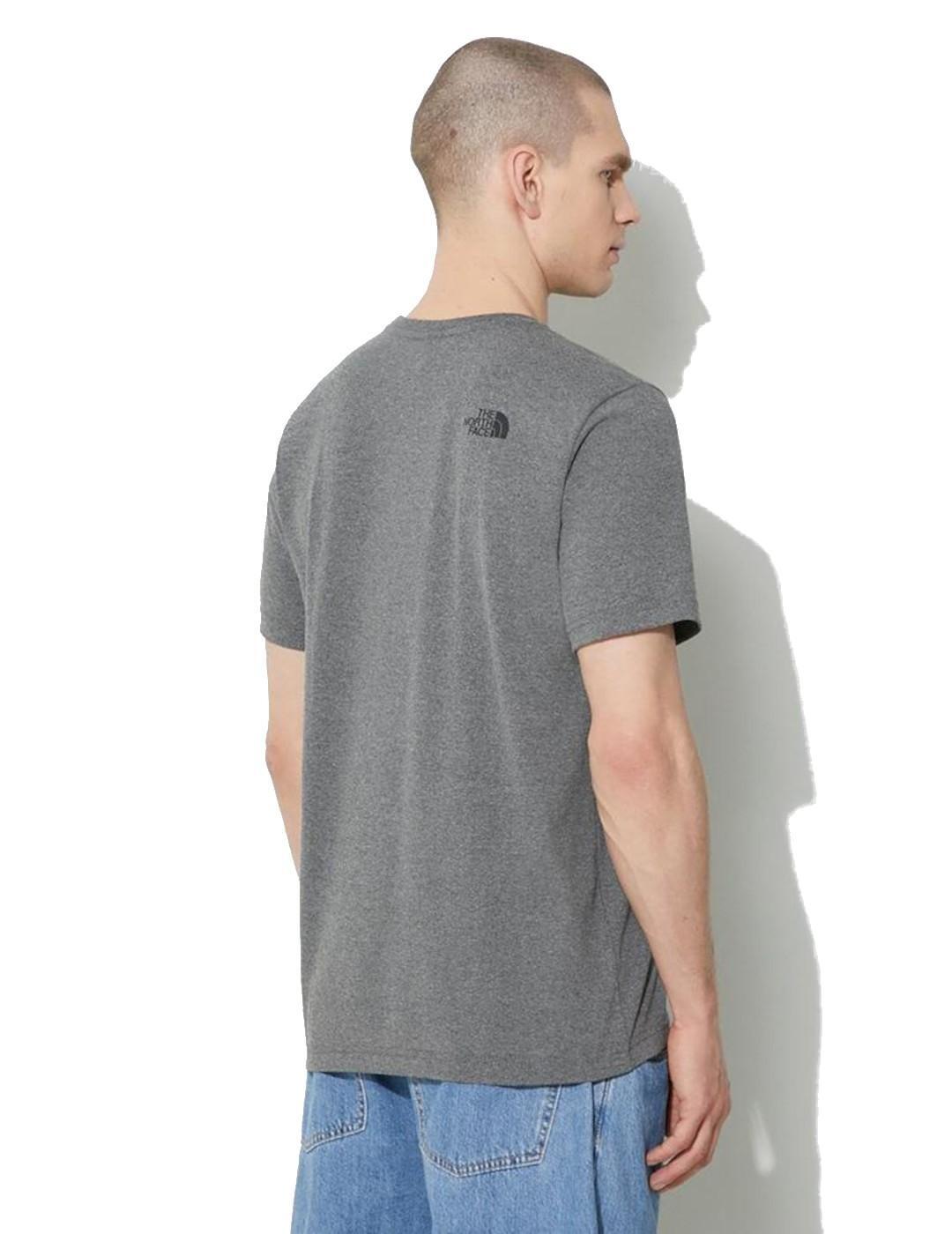 Magliette da uomo The North Face grigie 3/3