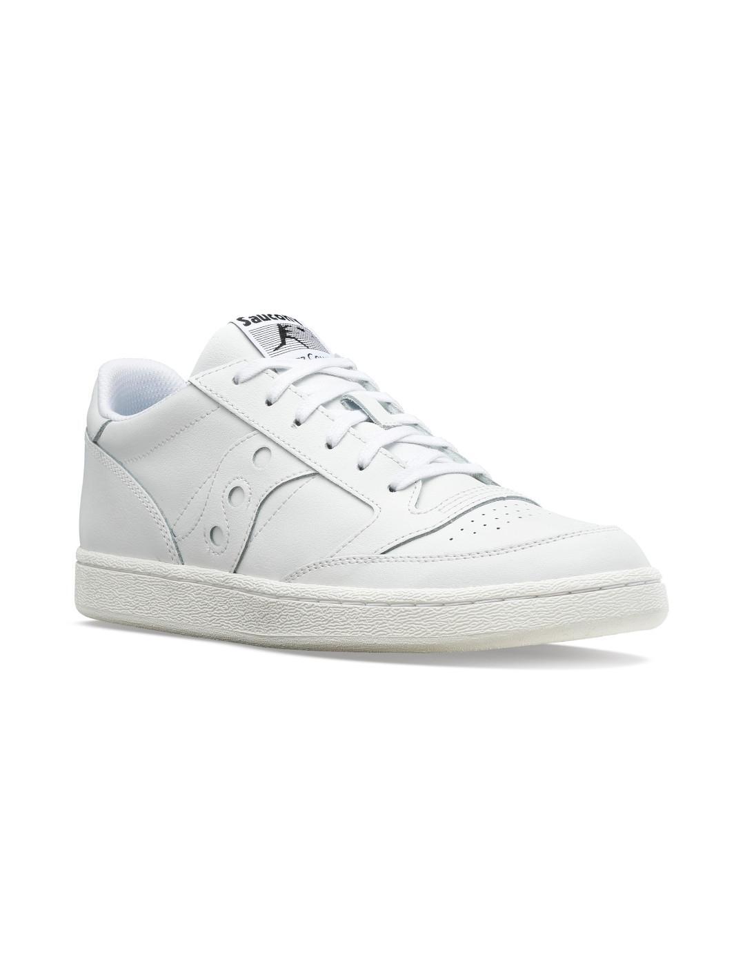 Schoenen Saucony Jazz Witte leren sneakers 3/5