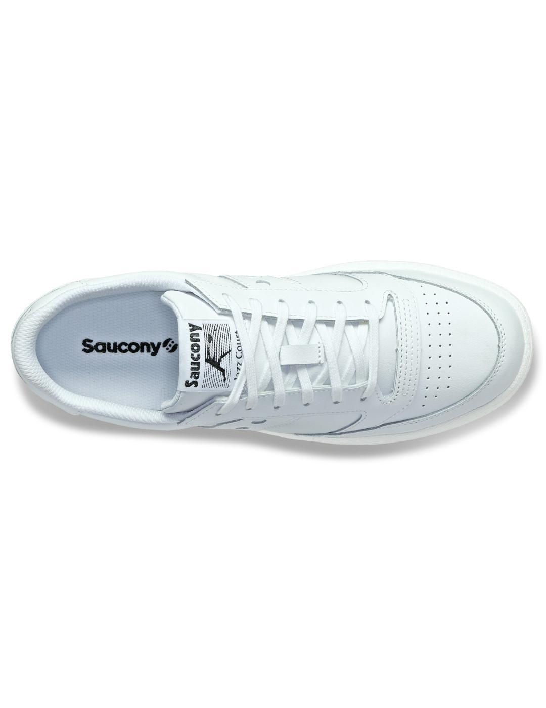 Schoenen Saucony Jazz Witte leren sneakers 4/5