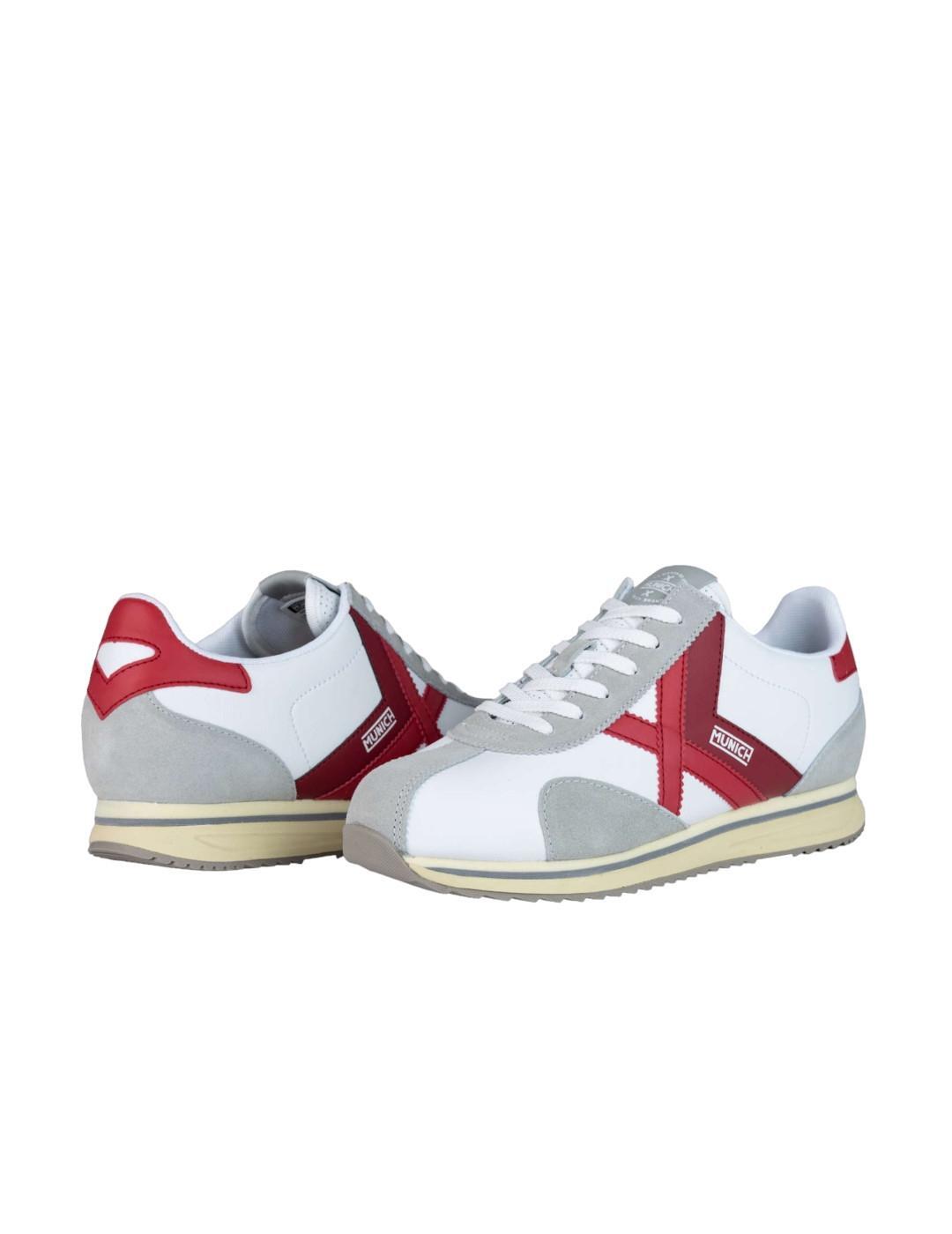 Scarpe da uomo Munich Sapporo 172 Rosse 3/5