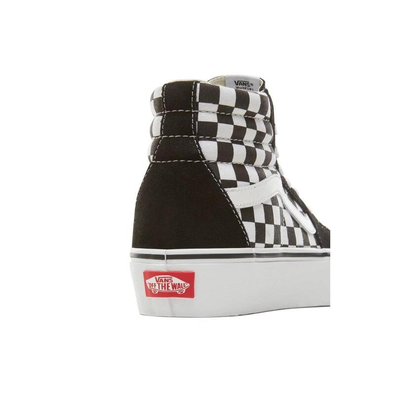 Pantofi Vans Checkerboard SK8-Hi Platform 2.0 Alb/Negru
