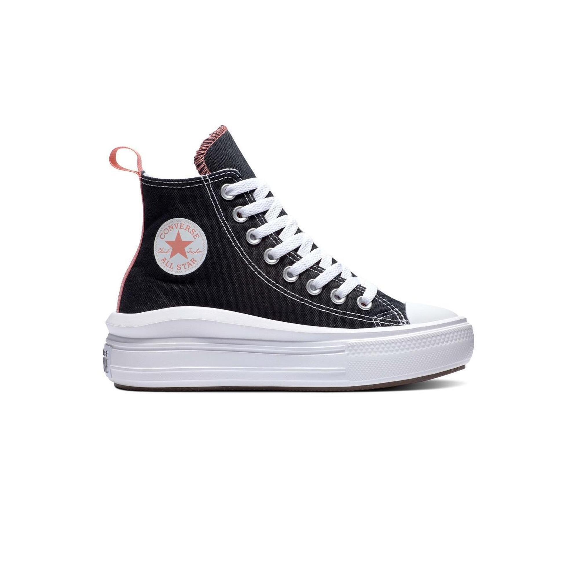 Converse - Sneakers Pour Femme Converse All Star Move Noir - Chaussures De Sport - Blanc|noir|orange - 36 - Decathlon