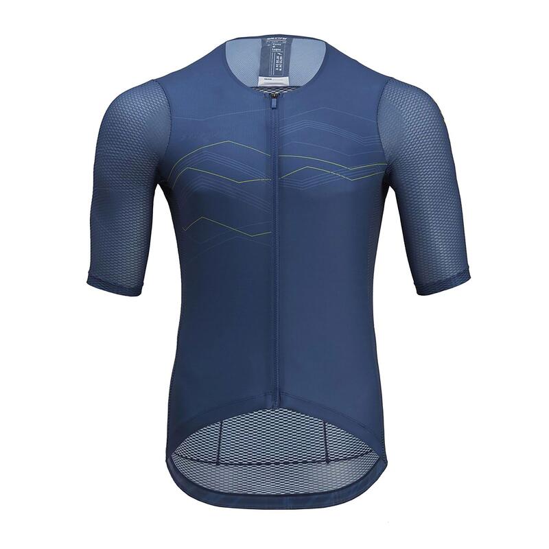 Camisa de bicicleta para hombres Silvini Jersey Legno MD2000 azul marino