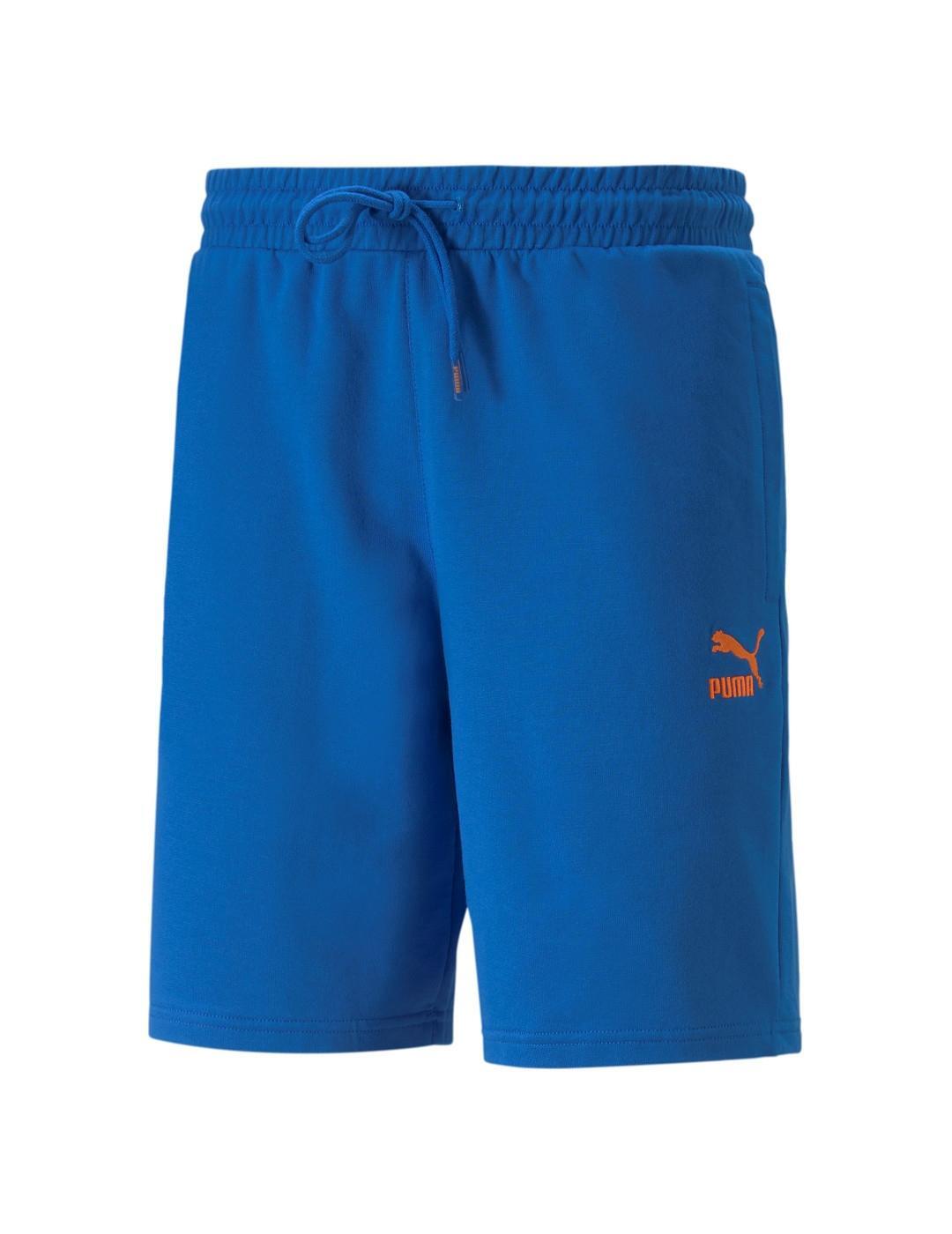 Calça para homem puma classics logo baby azul