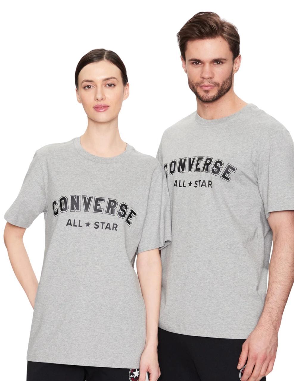 T-shirt Converse coupe ajustée Blanc 1/4