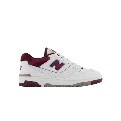 Buty sportowe sneakersy New Balance 550 Burgundy Cyan - BB550WBG