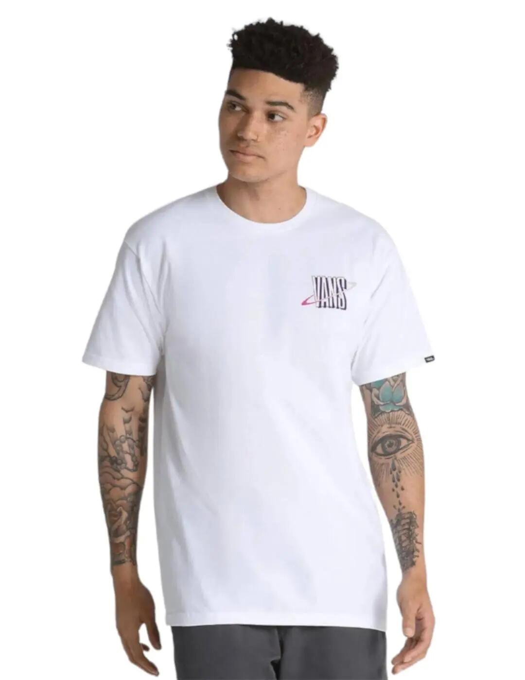 Magliette da uomo Vans bianche 3/3