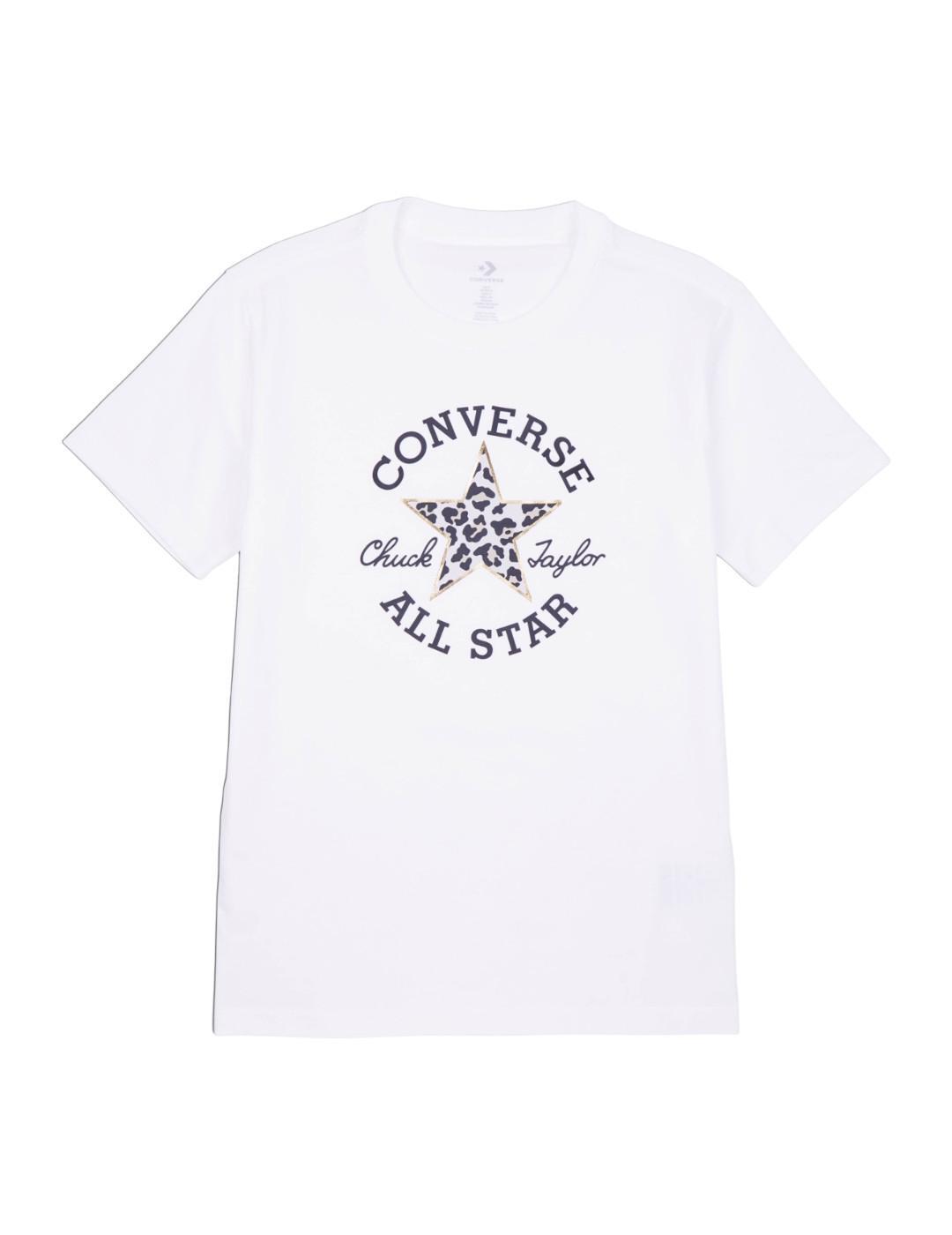 T-shirts pour femmes Converse Blanc 1/5