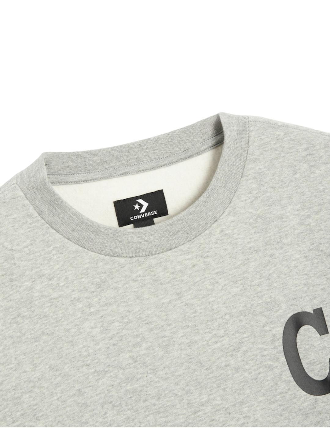 Sweatshirts polaires Converse Chuck rétro graphique Gris 2/5