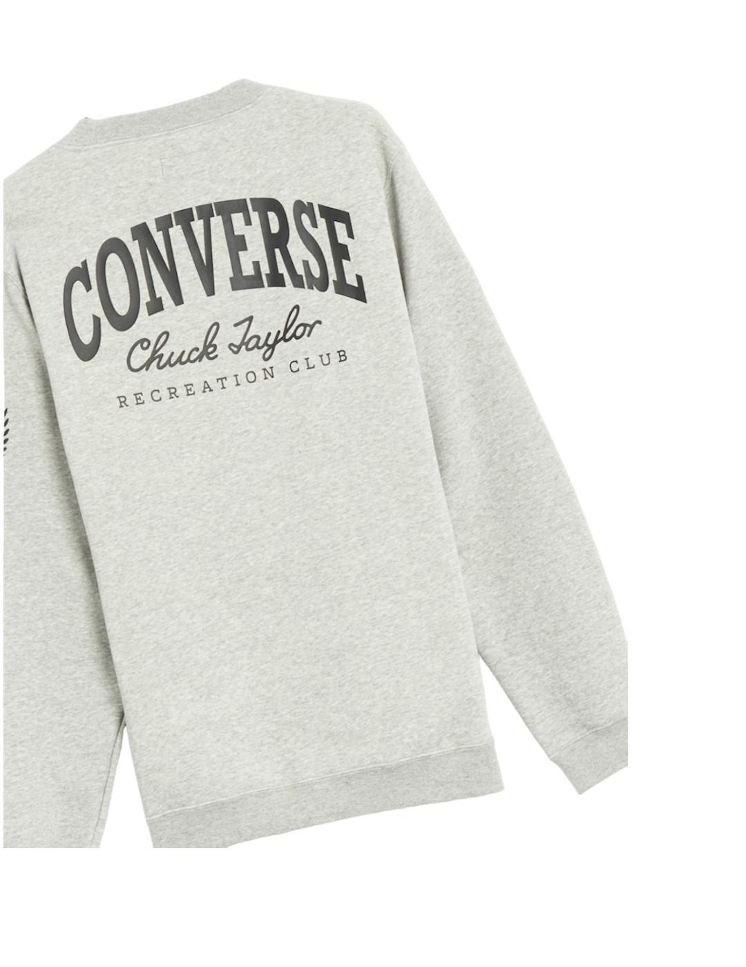 Sweatshirts polaires Converse Chuck rétro graphique Gris 3/5