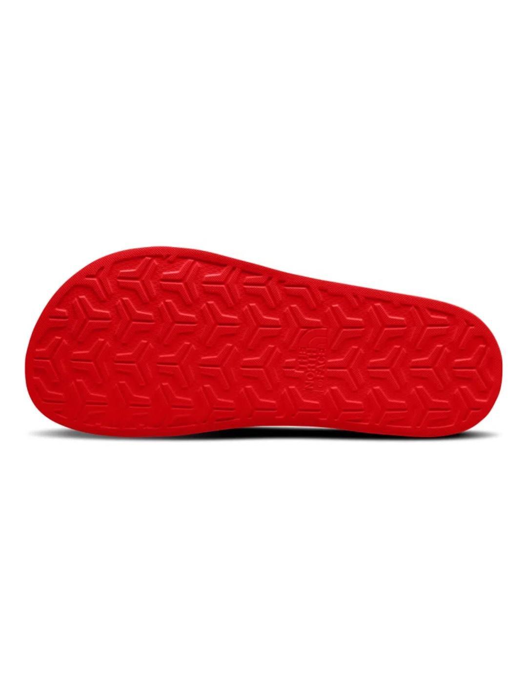 Chanclas para Hombre The north face  Rojo 3/4