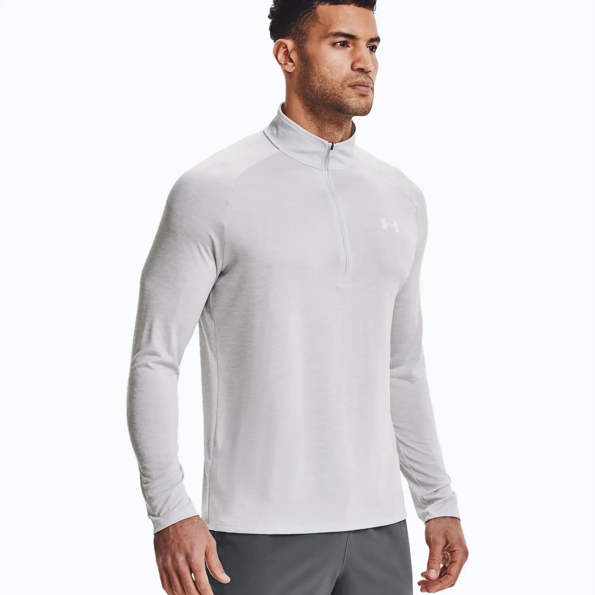 Under Armour Tech 2.0 Zip Grey 1/2 Zip Top 3/6