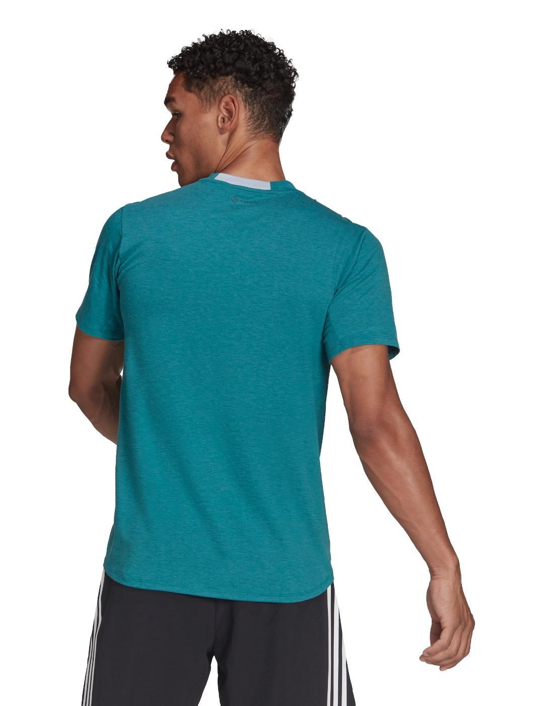 T-shirts pour hommes Adidas Vert 3/4