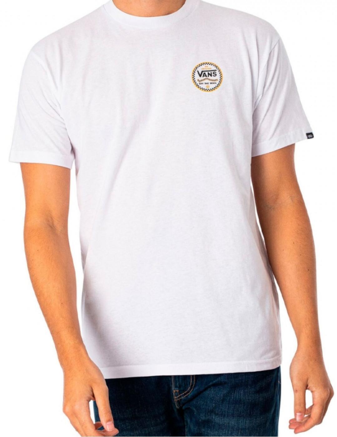 Magliette per uomo Vans Bianche 3/4