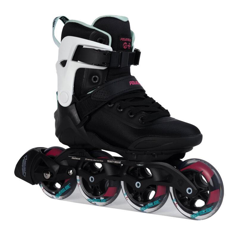 Powerslide Phuzion Radon Teal 90 patins à roulettes pour femmes