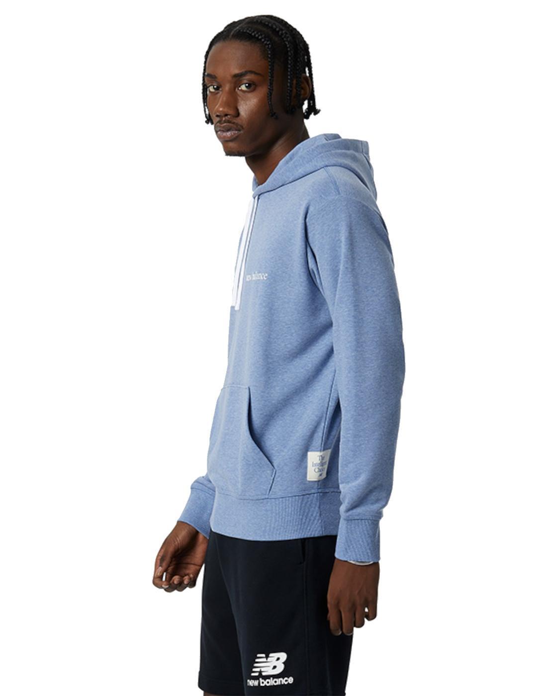 Sudadera para Hombre New balance Mt21565 Azul 2/4