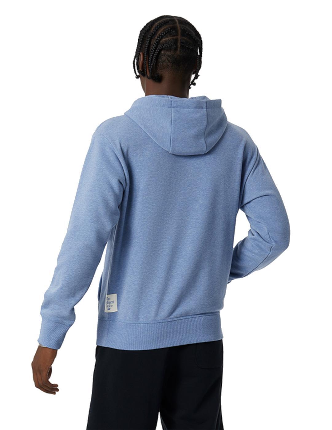 Sudadera para Hombre New balance Mt21565 Azul 4/4