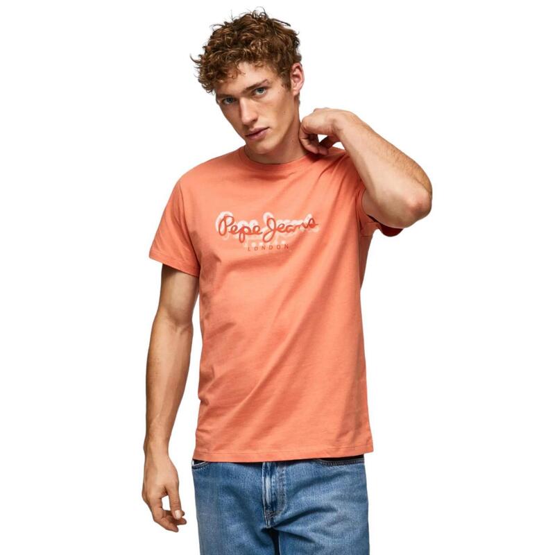 Camisetas para Hombre Pepe jeans  Naranja