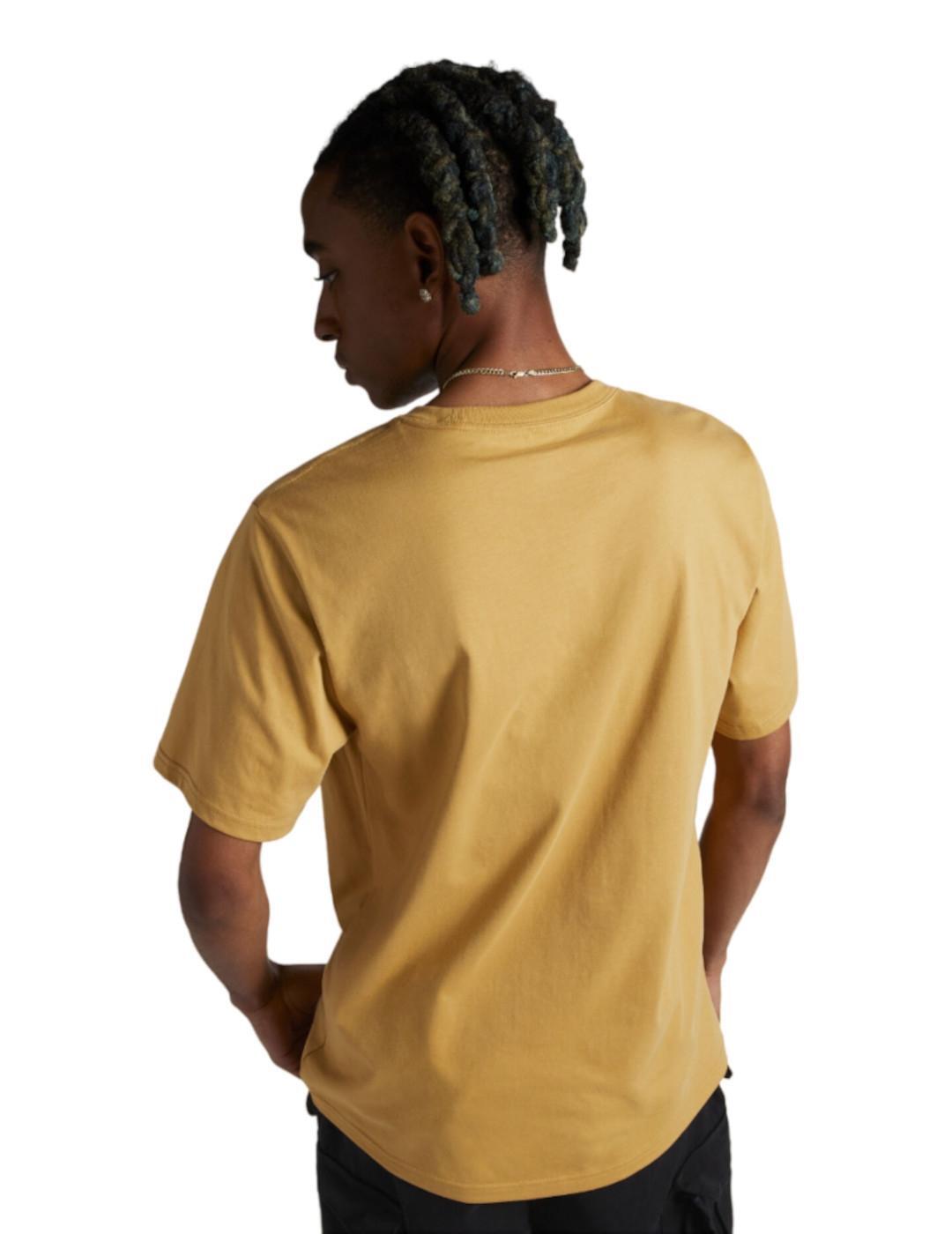 T-shirts pour hommes Converse Jaune 3/4