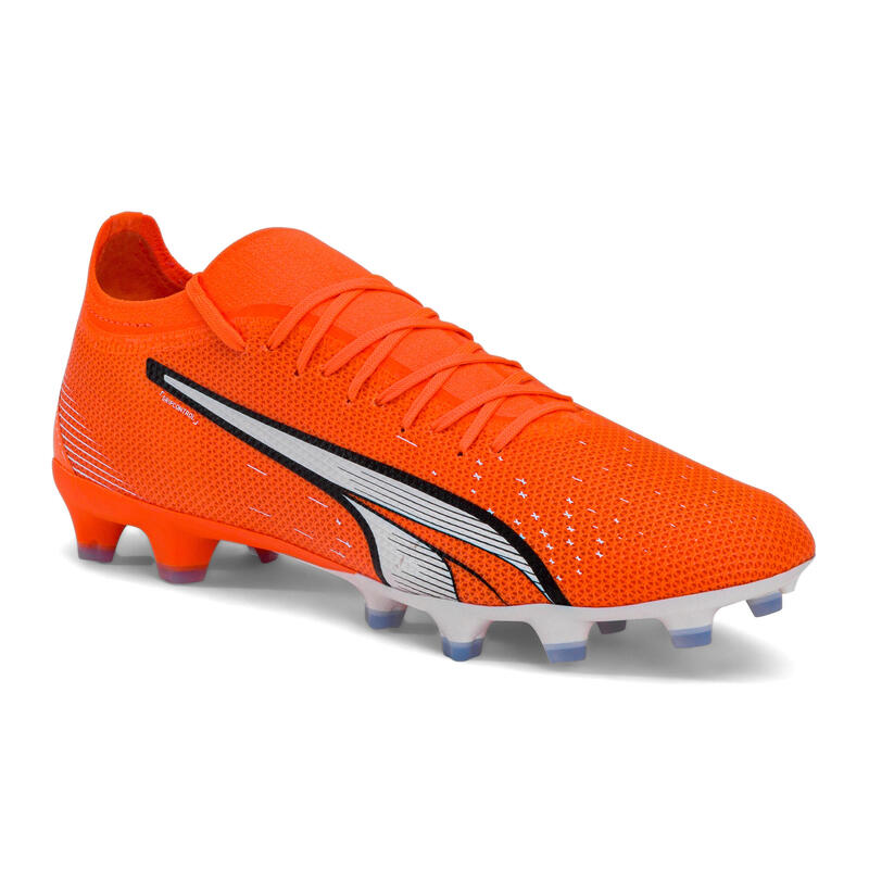 Chaussures de football Puma Ultra Match FG AG, Orange, Hommes
