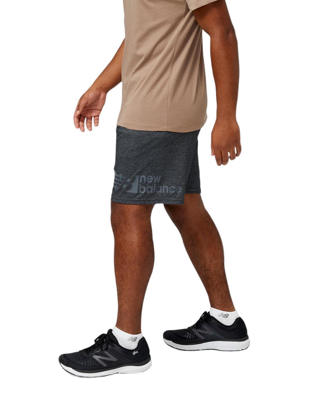 Pantalón para Hombre New balance Heathertech knit  Negro 2/4