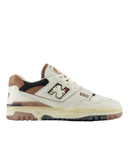 Sneakers uomo New Balance 550 Bianche.