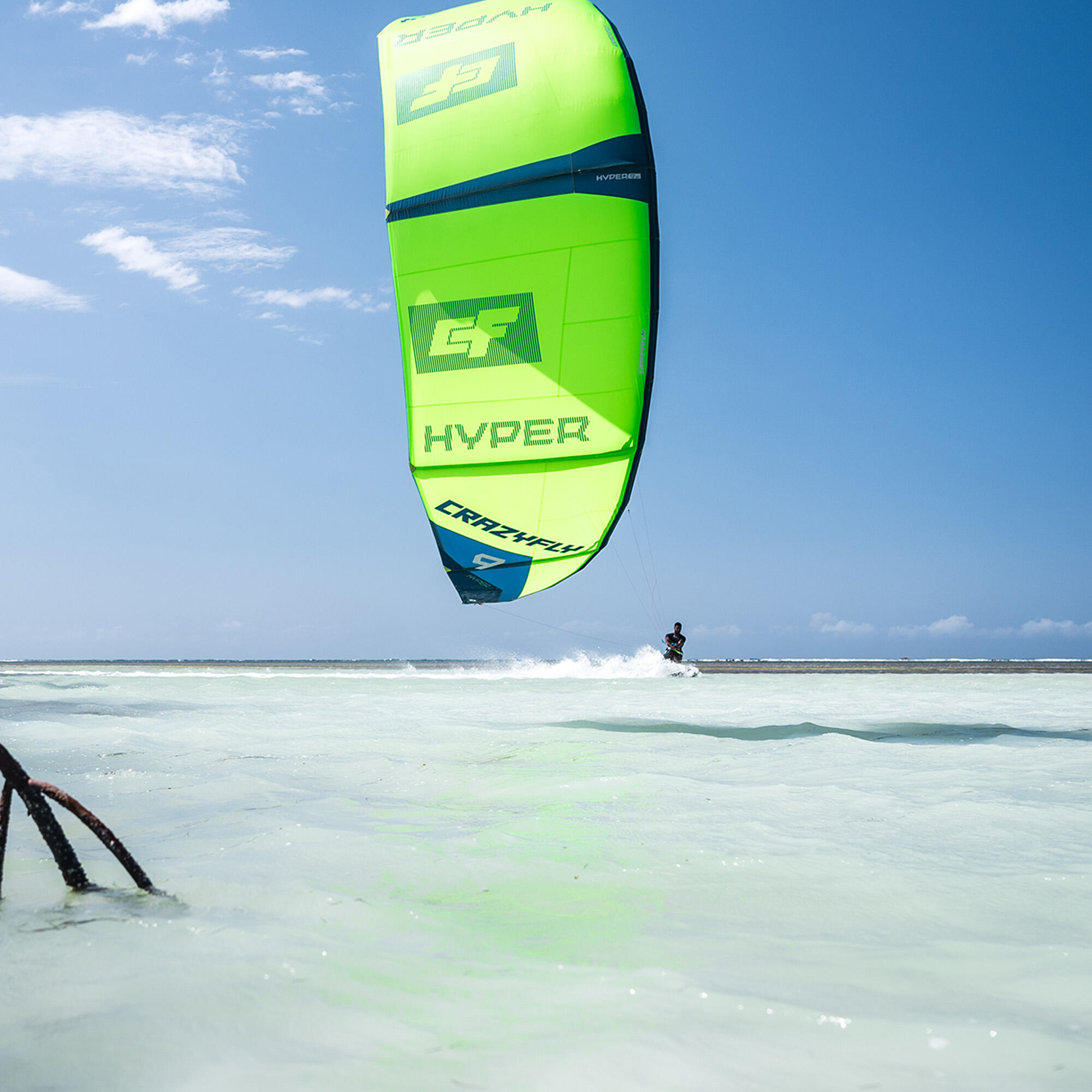 CrazyFly Hyper kitesurfvlieger 5/5