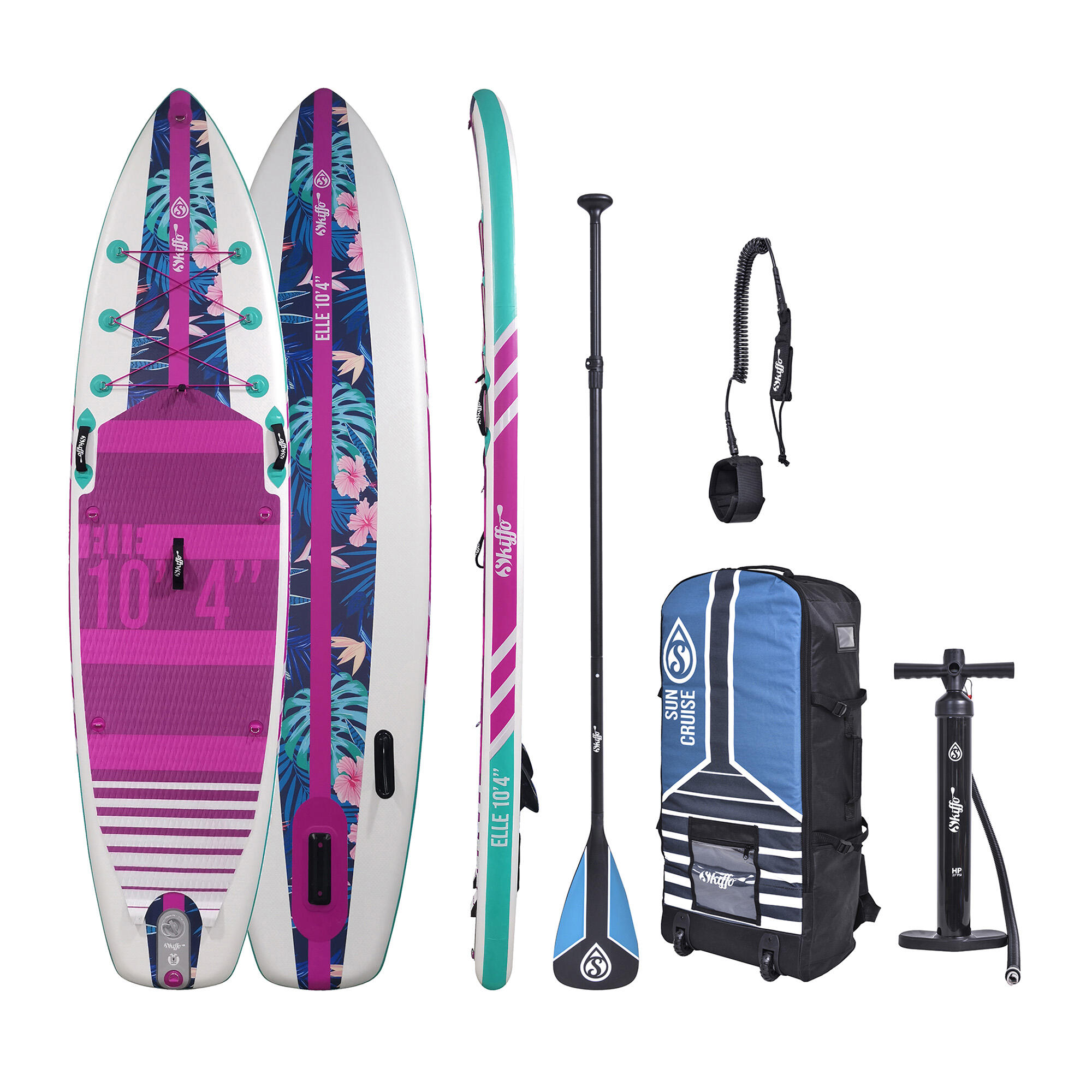 SKIFFO PRANCHA DE STAND UP PADDLE - Elle 10'4 - insuflável - com acessórios - 315 cm