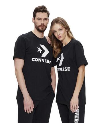 T-shirt Converse modèle 10025458-A02 pour unisexe
