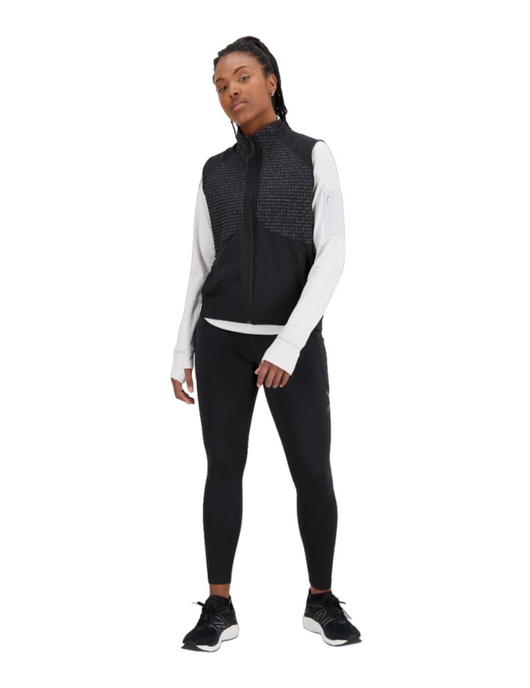 Chaqueta de manga larga para Mujer New balance Wv33267 Negro 5/5